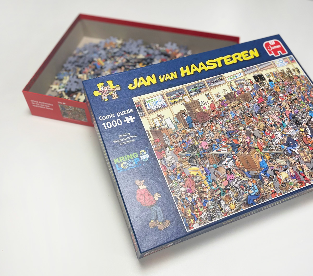 Jan van Haasteren Kringloop Spullenhulp jubileum puzzel | SKS Store