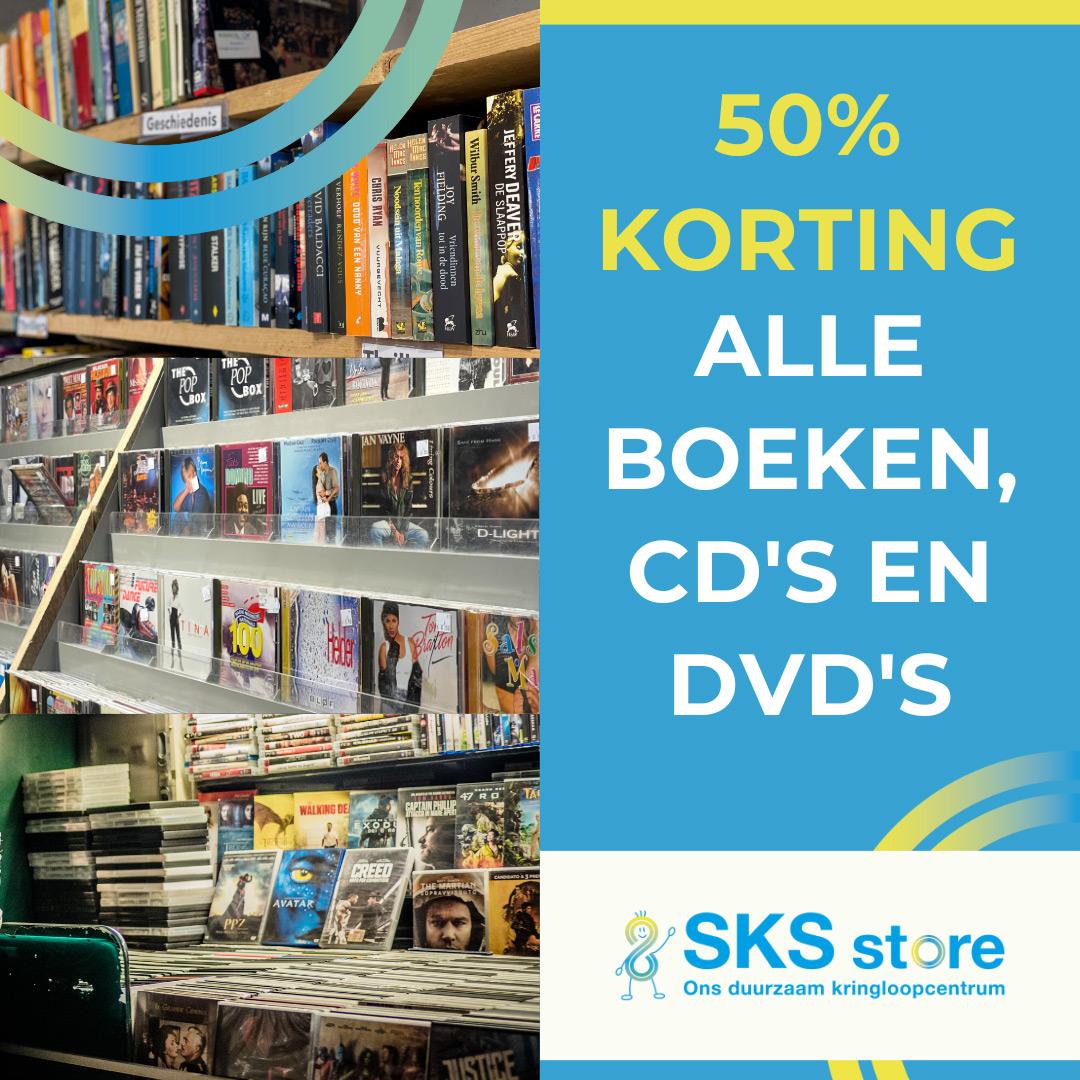 rekruut Onleesbaar lekkage Alle boeken, CD's en DVD's 50% korting! - SKS Store